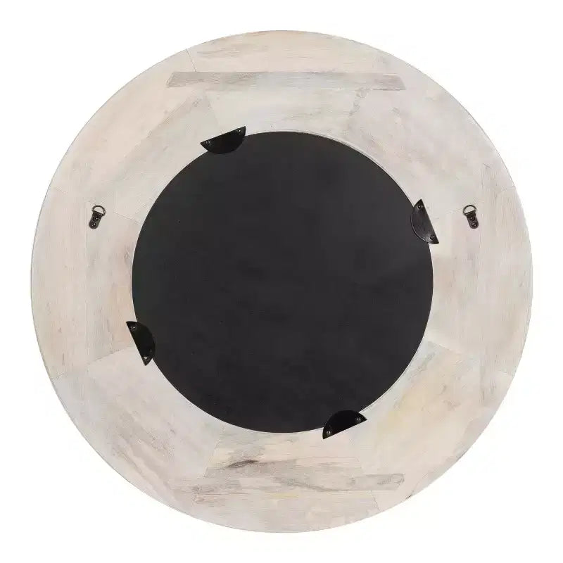 Miroir en bois sculpté 26"x26"