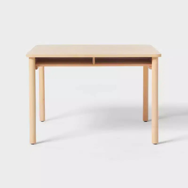 Table d'activités pour enfants en bois naturel