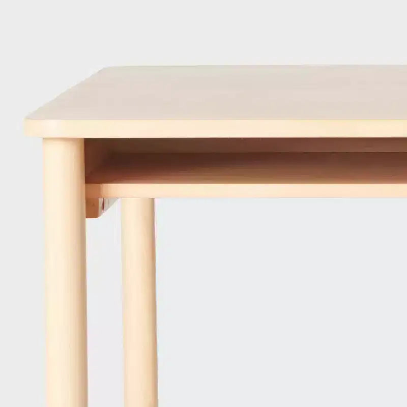Table d'activités pour enfants en bois naturel