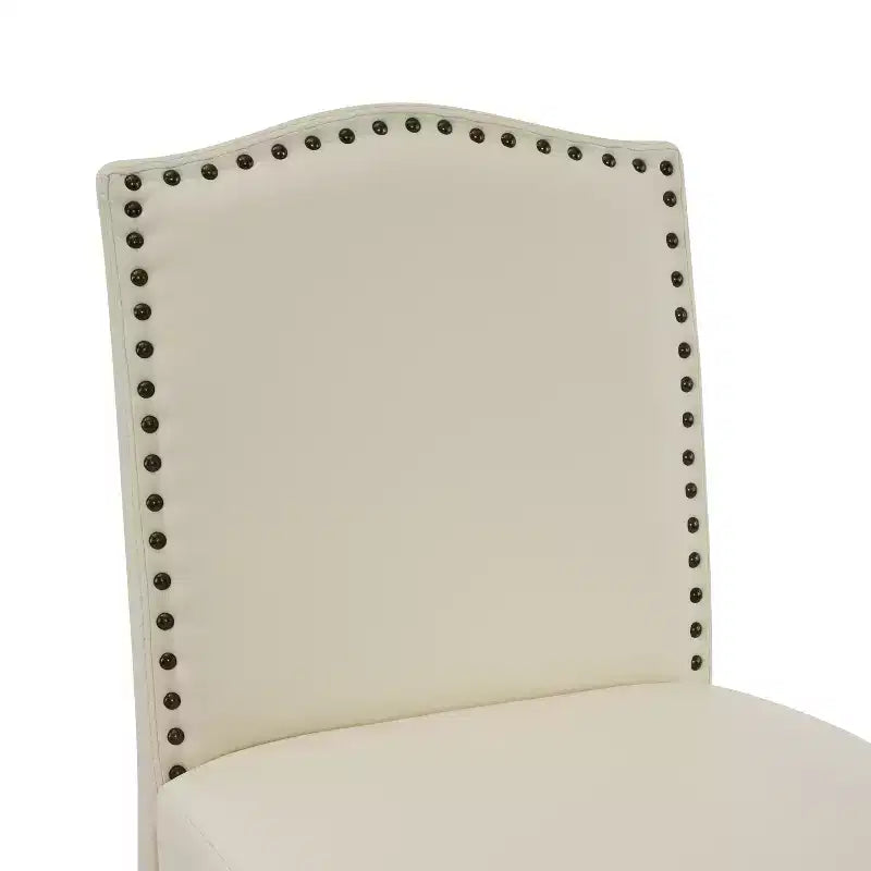 30 Tabourets de bar contemporains en hévéa rembourrés (Lot de 2)