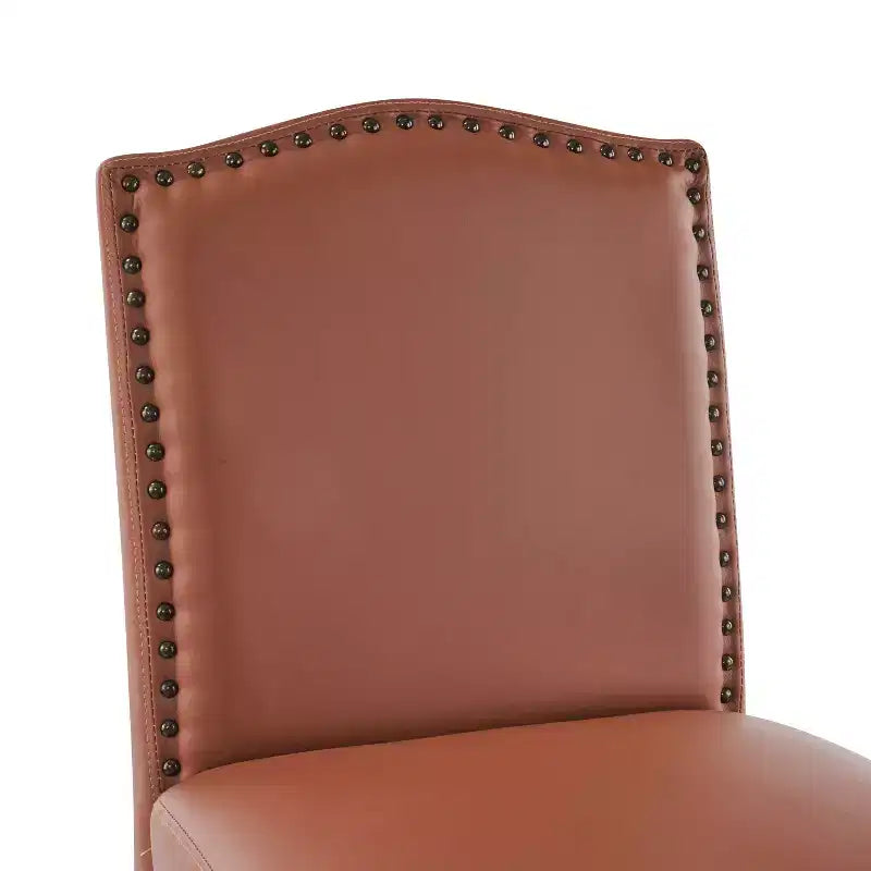 30 Tabourets de bar contemporains en hévéa rembourrés (Lot de 2)