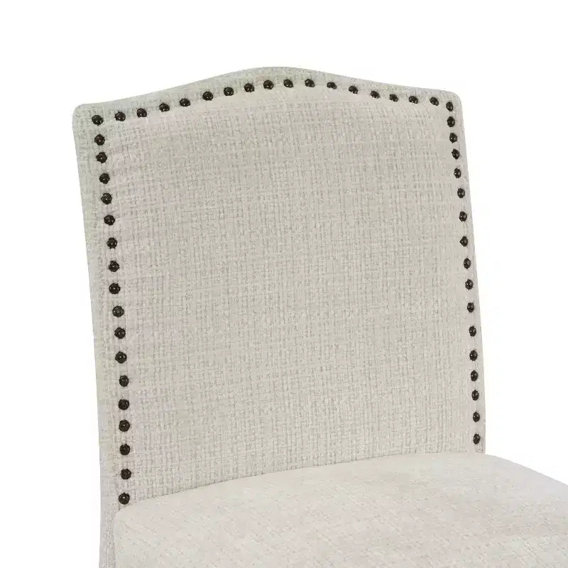 30 Tabourets de bar contemporains en hévéa rembourrés (Lot de 2)