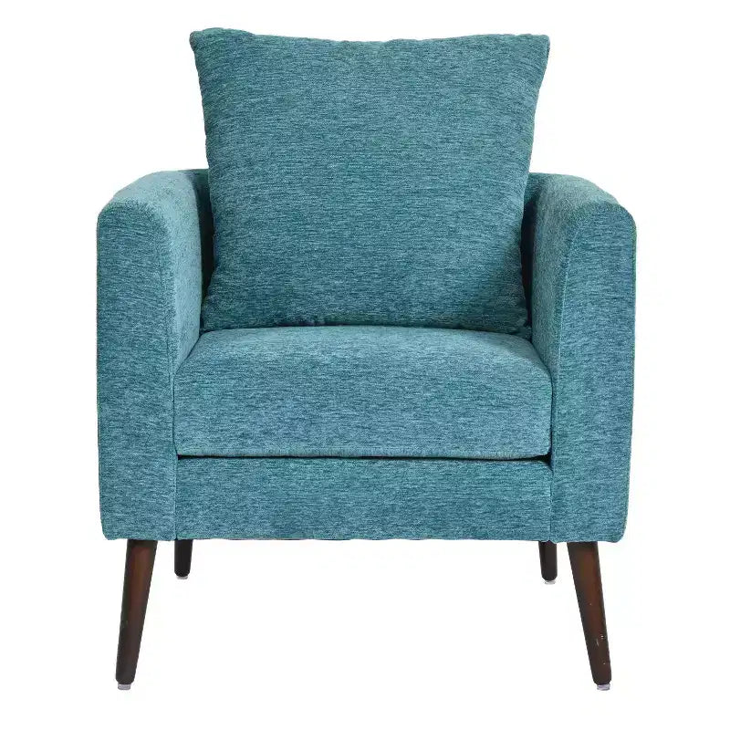 Fauteuil d'appoint rembourré moderne pour chambre, chaise longue confortable pour salon, appartement