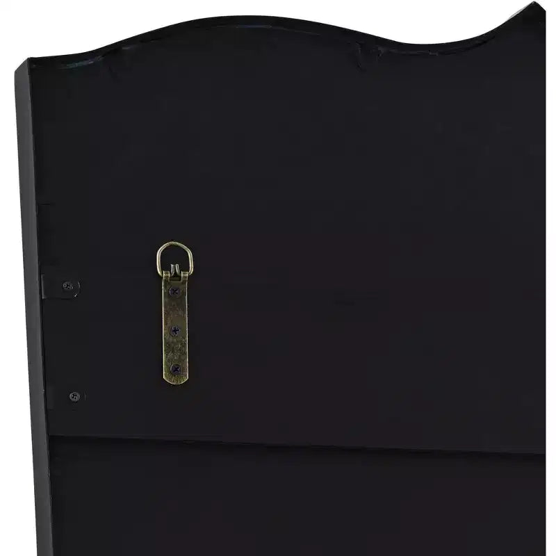 Miroirs à dessus incurvé 27 x 36 3/4 Noir satiné - Lot de 2