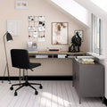 Bureau d'ordinateur moderne industriel