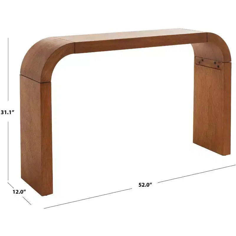 Console incurvée