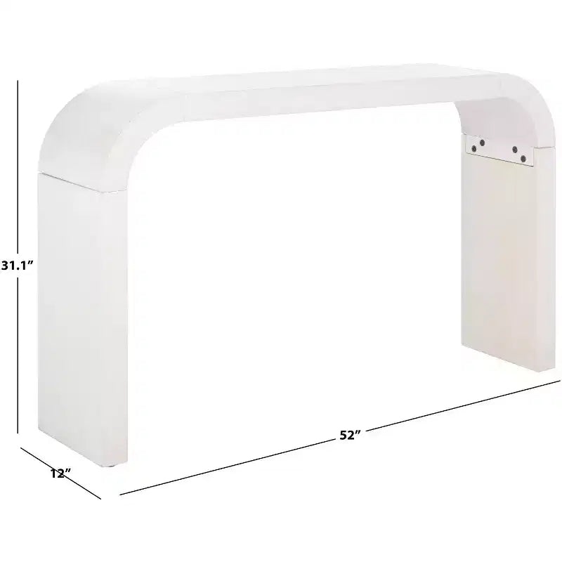 Console incurvée