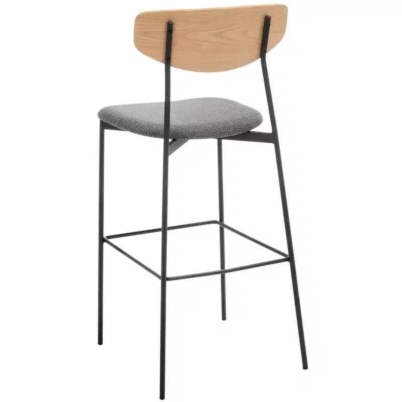 Tabouret de bar fabriqué en fer et polyester
