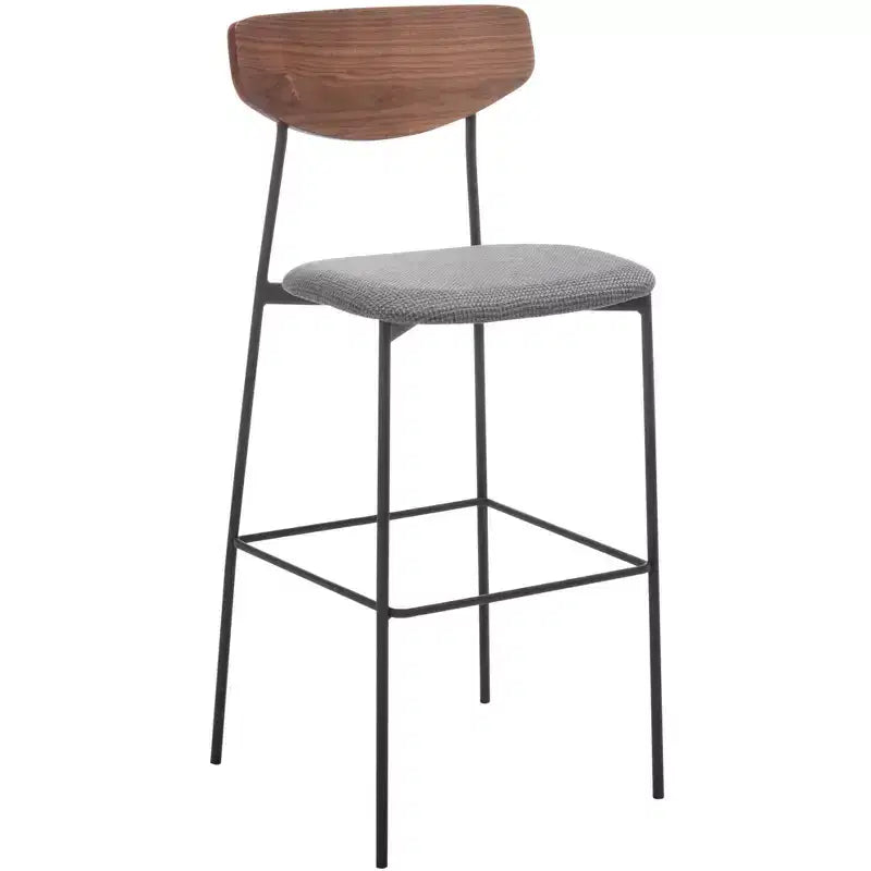 Tabouret de bar fabriqué en fer et polyester