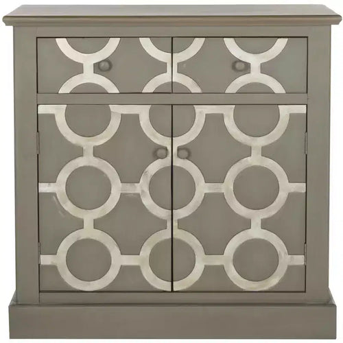 Petula 2 Drawer 2 Door Chest - AMH1524 - Grey - Safavieh Couture