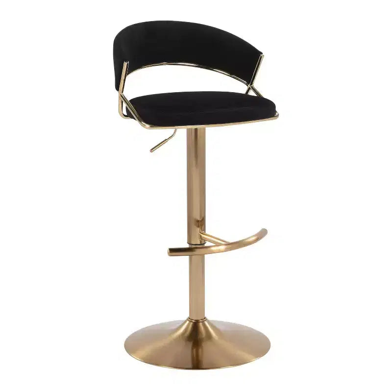 Lot de 2 tabourets de bar pivotants réglables