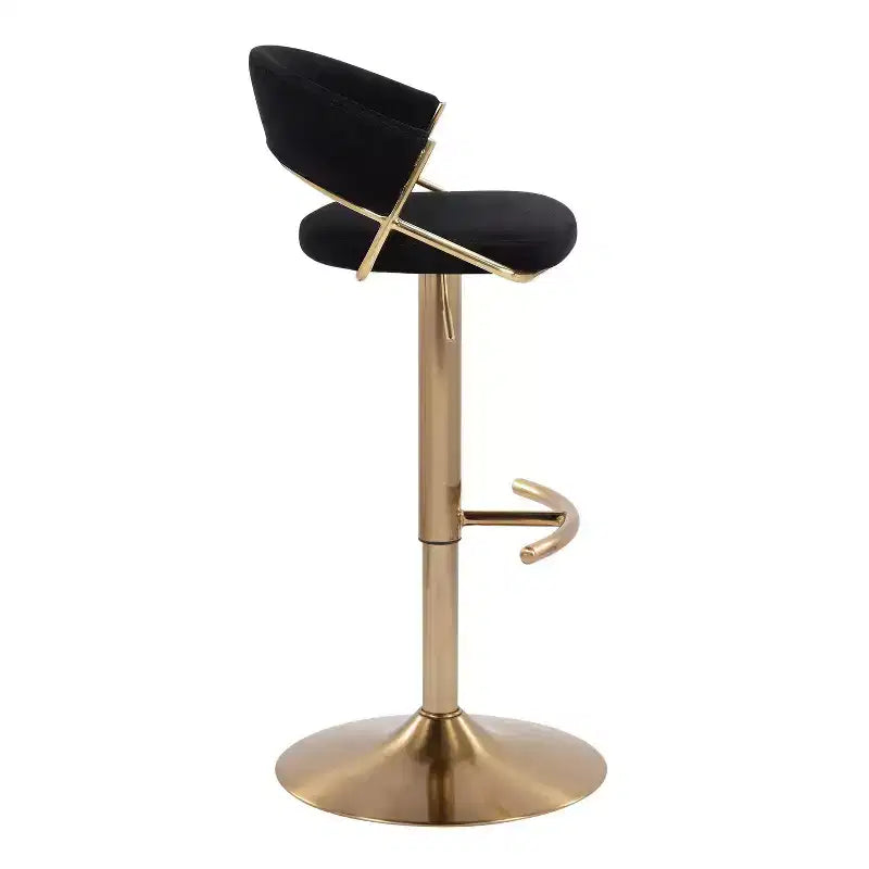 Lot de 2 tabourets de bar pivotants réglables
