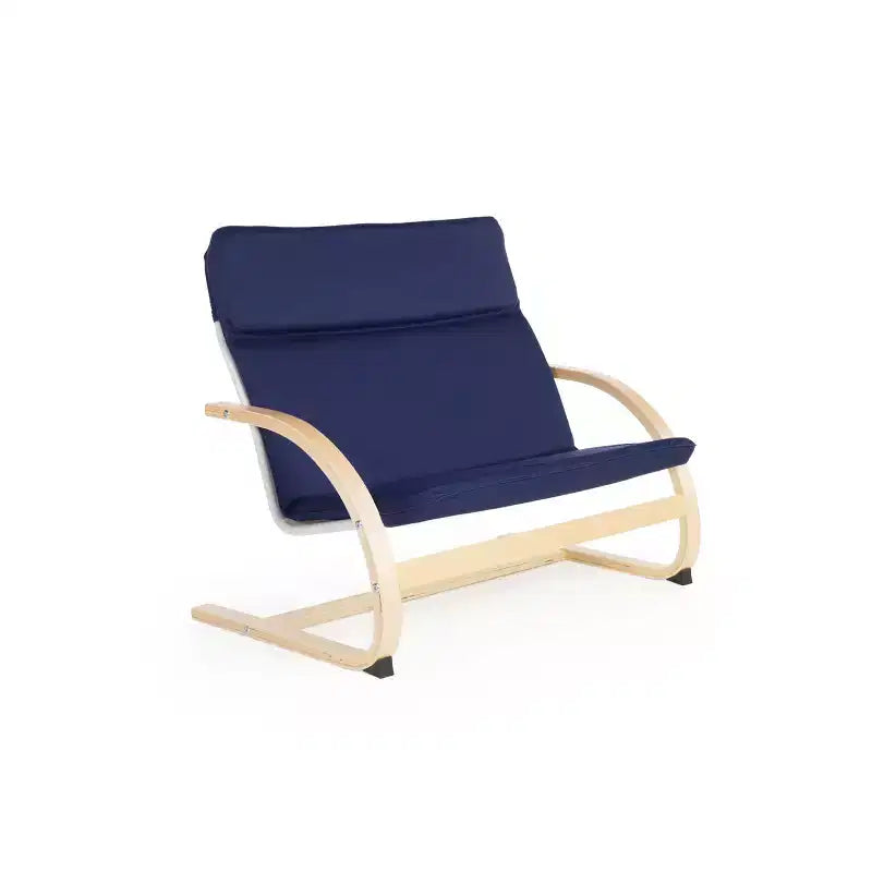 Guidecraft Kiddie Rocker Couch - Blue: Kids Classroom Rocking Sofa